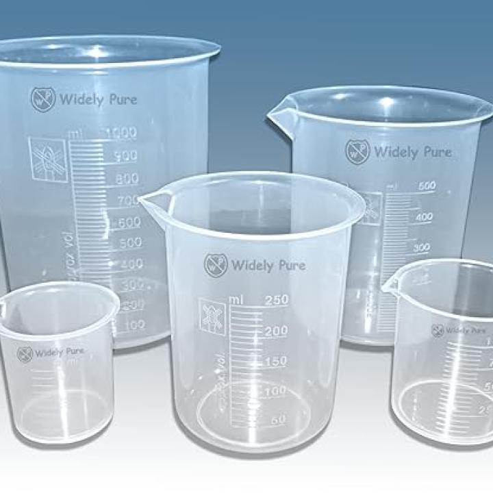 Mega Choice Plastic Transparent Measuring jug Set 250, 500, 1000, 2000ml Combo Pack